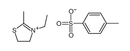 3-ethyl-4,5-dihydro-2-methylthiazolium toluene-p-sulphonate Structure