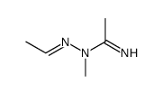 N'-ethylidene-N-methylacetimidohydrazide Structure