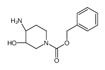 Benzyl (3R,4R)-4-amino-3-hydroxy-1-piperidinecarboxylate picture