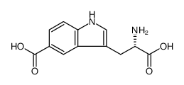 L-Tryptophan, 5-carboxy结构式