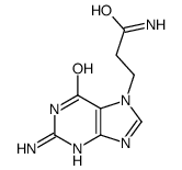 3-(2-amino-6-oxo-3H-purin-7-yl)propanamide结构式