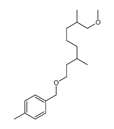 1-[(8-methoxy-3,7-dimethyloctoxy)methyl]-4-methylbenzene Structure