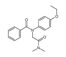 N-[2-(dimethylamino)-2-oxoethyl]-N-(4-ethoxyphenyl)benzamide结构式