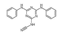 2,4-Bisanilino-6-cyanamino-1,3,5-triazin Structure