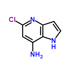5-Chloro-1H-pyrrolo[3,2-b]pyridin-7-amine Structure