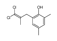 2-(3,3-dichloro-2-methyl-allyl)-4,6-dimethyl-phenol结构式