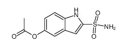 5-acetoxyindole-2-sulfonamide Structure