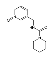 1,1-pentamethylene-3-(3-pyridylmethyl)urea Narom-oxide Structure