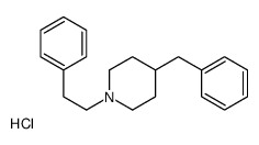 4-benzyl-1-(2-phenylethyl)piperidine,hydrochloride Structure