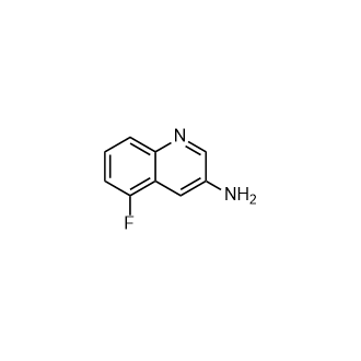 5-氟喹啉-3-胺结构式