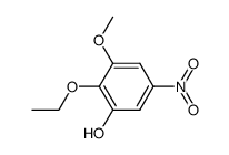 Phenol, 2-ethoxy-3-methoxy-5-nitro- (6CI)结构式