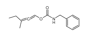 3-methylpenta-1,2-dien-1-yl benzylcarbamate结构式