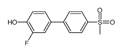 3-Fluoro-4'-(methylsulfonyl)-[1,1'-biphenyl]-4-ol structure