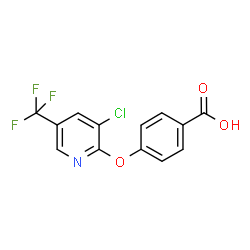 4-{[3-Chloro-5-(trifluoromethyl)-pyridin-2-yl]oxy}benzoic acid结构式