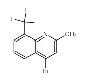 4-BROMO-2-METHYL-8-TRIFLUOROMETHYLQUINOLINE Structure