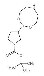 N-叔丁氧羰基-吡咯烷-3-硼酸二乙醇胺酯图片