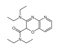 3-(diethylamino)-N,N-diethyl-2H-pyrido[3,2-b][1,4]oxazine-2-carboxamide结构式