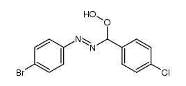 1-(4-bromophenyl)-2-((4-chlorophenyl)(hydroperoxy)methyl)diazene结构式