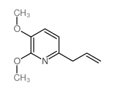 6-烯丙基-2,3-二甲氧基吡啶结构式