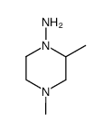 1-Piperazinamine,2,4-dimethyl-(9CI)结构式