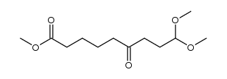 9,9-dimethoxy-6-oxononansaeure-methylester结构式