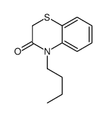 4-butyl-1,4-benzothiazin-3-one结构式