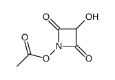 (3-hydroxy-2,4-dioxoazetidin-1-yl) acetate结构式
