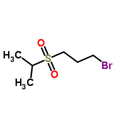 1-Bromo-3-(isopropylsulfonyl)propane Structure