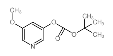 5-甲氧基吡啶-3-碳酸叔丁酯结构式