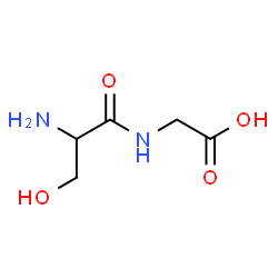 Glycine, N-D-seryl- (9CI)结构式
