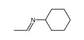 N-ethylidenecyclohexylamine Structure