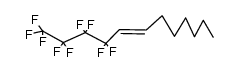 (E)-1-(perfluorobutyl)-1-octene结构式