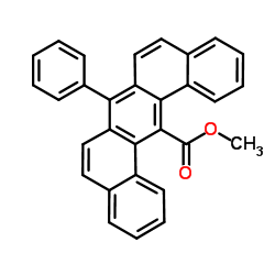 methyl 7-phenyldibenz(a,j)anthracene-14-carboxylate结构式