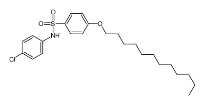 N-(4-chlorophenyl)-4-dodecoxybenzenesulfonamide Structure