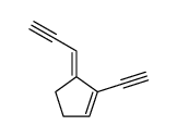 Cyclopentene, 1-ethynyl-5-(2-propynylidene)- (9CI) structure