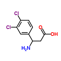 3-Amino-3-(3,4-dichlorophenyl)propanoic acid structure