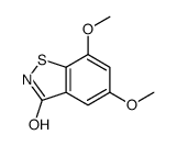 5,7-dimethoxy-1,2-benzothiazol-3-one Structure