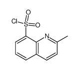 2-甲基喹啉-8-磺酰氯结构式