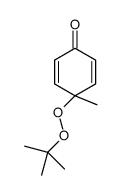 4-tert-butylperoxy-4-methylcyclohexa-2,5-dien-1-one结构式