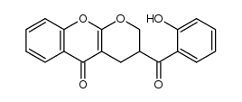 3-(2-hydroxybenzoyl)-3,4-dihydro-2H,5H-pyrano[2,3-b]chromen-5-one结构式