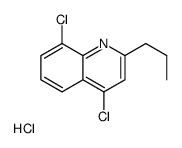 4,8-Dichloro-2-propylquinoline hydrochloride Structure