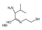 (2S)-2-amino-3-methyl-N-(2-sulfanylethyl)butanamide,hydrobromide结构式