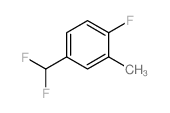 4-(Difluoromethyl)-1-fluoro-2-methylbenzene结构式