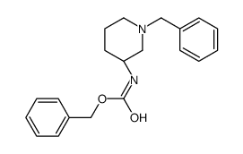 benzyl N-[(3R)-1-benzylpiperidin-3-yl]carbamate Structure