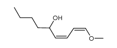 (1Z,3Z)-1-methoxy-5-hydroxy-5-butyl-1,3-pentadiene Structure