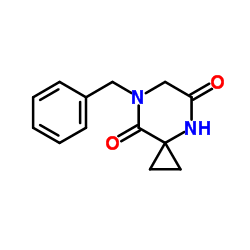 7-Benzyl-4,7-diazaspiro[2.5]octane-5,8-dione结构式