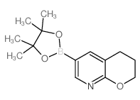 6-(4,4,5,5-Tetramethyl-1,3,2-dioxaborolan-2-yl)-3,4-dihydro-2H-pyrano[2,3-b]pyridine structure