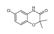6-Chloro-2,2-dimethyl-2H-benzo[b][1,4]oxazin-3(4H)-one structure