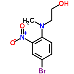 2-[(4-Bromo-2-nitrophenyl)(methyl)amino]ethanol结构式