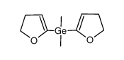 bis{2-(4,5-dihydrofuryl)}dimethylgermane Structure